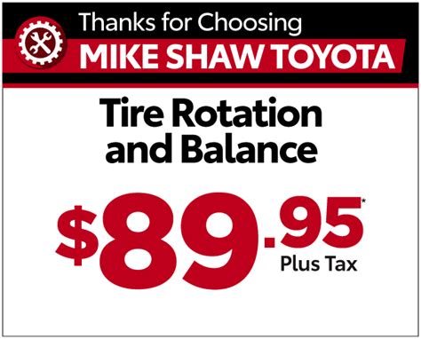 mike shaw toyota service coupons.